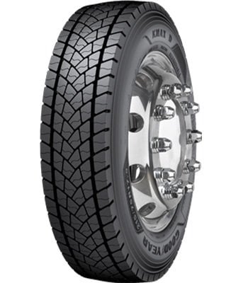 215/75R17.5 Goodyear Kmax D M+S Asfalt Çeker Lastiği (2023 Dot)